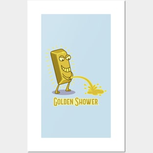 golden-shower Posters and Art